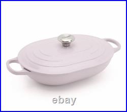 Le Creuset 3.75-qt Signature Cast-Iron Oval Casserole withLid New Sale 2026