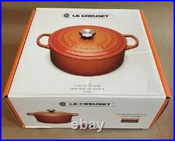 Le Creuset 5.5 Qt Enameled Cast Iron Signature Casserole Dutch Oven Marseille