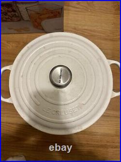 Le Creuset 6.7L Cast Iron White