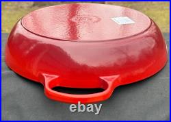 Le Creuset Cast Iron 32 5 Qt. Signature Braiser with Stainless Steel Knob Cerise