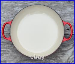 Le Creuset Cast Iron 32 5 Qt. Signature Braiser with Stainless Steel Knob Cerise