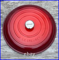 Le Creuset Cast Iron 32 5 Qt. Signature Braiser with Stainless Steel Knob Cerise