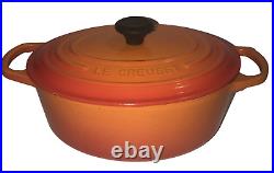 Le Creuset Enameled Cast Iron Signature Oval Dutch Oven, 3.5 qt. Flame msrp $400