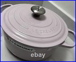 Le Creuset Enameled Cast Iron Signature Round Dutch Oven, 5.5 qt, Shallot Color
