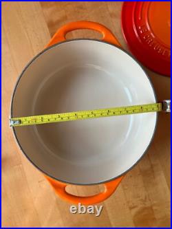 Le Creuset MADE IN FRANCE NEW IN BOX 2.75 qt Cast Iron Dutch Oven Orange