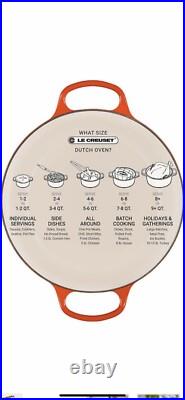 Le Creuset NEW5.5QtSignatureRound DutchOven, EnameledCast IronSea Salt