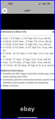 Le Creuset NEW5.5QtSignatureRound DutchOven, EnameledCast IronSea Salt
