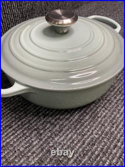 Le Creuset Signature Cast Iron 3.5 Qt Round Dutch Oven Deep Sea Salt Color