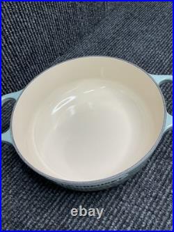 Le Creuset Signature Cast Iron 3.5 Qt Round Dutch Oven Deep Sea Salt Color