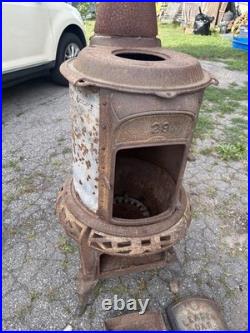 Leader Oak No. 29 pot belly parlor stove