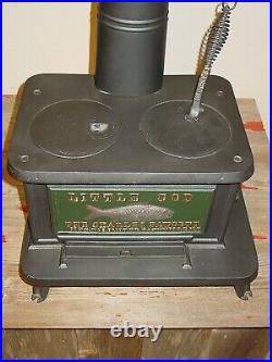 Little Cod Antique Cast Iron Nautical Stove Smaller Sample Size