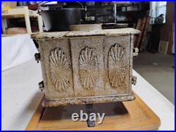 Little Eva Children's Cast Iron Toy Stove Oven Vintage Little Eva Children's Cast Iron Toy Stove Oven Vintage