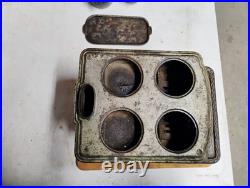 Little Eva Children's Cast Iron Toy Stove Oven Vintage Little Eva Children's Cast Iron Toy Stove Oven Vintage