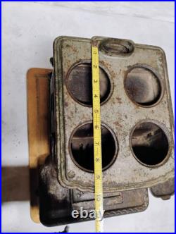 Little Eva Children's Cast Iron Toy Stove Oven Vintage Little Eva Children's Cast Iron Toy Stove Oven Vintage