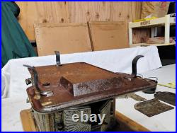 Little Eva Children's Cast Iron Toy Stove Oven Vintage Little Eva Children's Cast Iron Toy Stove Oven Vintage