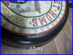Lodge Advertiser Home Sweet Home Rare HTF Cast Iron Skillet