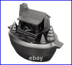 Log Cabin Stove Steamer Rustic Cast Iron Woodstove Humidifier 31-557 Decor Log Cabin Stove Steamer Rustic Cast Iron Woodstove Humidifier 31-557 Decor