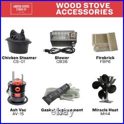 Logwood 900 Sq. Ft. 2020 EPA Certified Cast Iron Wood-Burning Stove