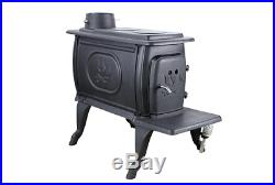Logwood 900 Sq. Ft. EPA Certified Cast Iron Stove Heating, Venting & Cooling New