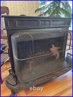 Lunenburg cast-iron wood stove/fireplace