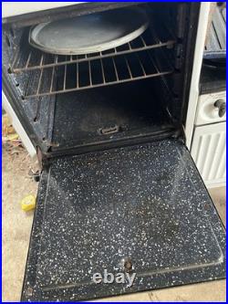 Magic Chef Antique Freestanding 4 Burner 2 Oven Enamel Cast Iron Cooking Stove