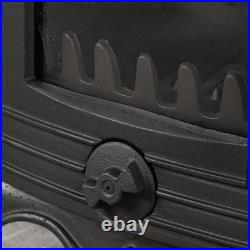Major Lux Cast Iron Stove Wood Burning Vintage Ambiance Rustic For Cozy Home