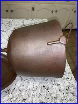 Martin Stove And Range 3 Leg #7 Pot With Lid Cleaned Seasoned