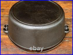 Martin Stove & Range #10 Hamburger Logo Cast Iron Dutch Oven