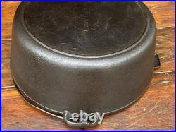 Martin Stove & Range #10 Hamburger Logo Cast Iron Dutch Oven