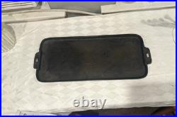 Martin Stove & Range #8 Cast Iron Griddle Hamburger Logo Flat Restored