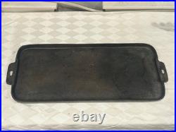 Martin Stove & Range #8 Cast Iron Griddle Hamburger Logo Flat Restored