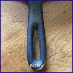 Martin Stove & Range #8 Cast Iron Skillet Hamburger Logo with Heat Ring Seasoned