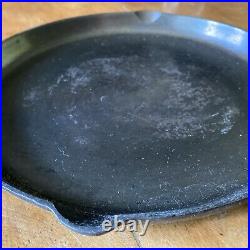Martin Stove & Range #8 Cast Iron Skillet Hamburger Logo with Heat Ring Seasoned