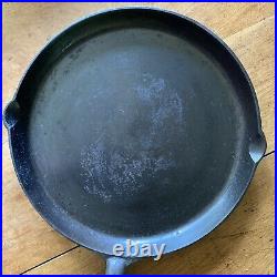 Martin Stove & Range #8 Cast Iron Skillet Hamburger Logo with Heat Ring Seasoned