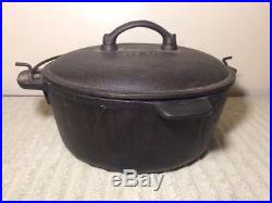 Martin Stove and Range Co. No. 7 Cast Iron Dutch Oven with Lid Florence Alabama