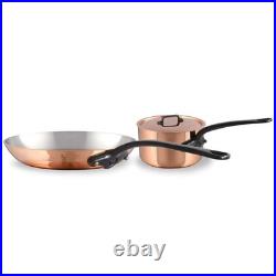Mauviel M'Heritage M'150 CI Copper DeLuxe 3-Piece Cookware Set, Cast Iron Handles Mauviel M'Heritage M'150 CI Copper DeLuxe 3-Piece Cookware Set, Cast Iron Handles