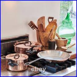 Mauviel M'Heritage M'150 CI Copper DeLuxe 3-Piece Cookware Set, Cast Iron Handles Mauviel M'Heritage M'150 CI Copper DeLuxe 3-Piece Cookware Set, Cast Iron Handles