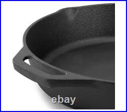 MegaChef 12 Pre-Seasoned Cast Iron Skillet withCast Iron