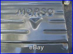 Morso Mid-Century Modern Tight Air Woodburning Stove Gray