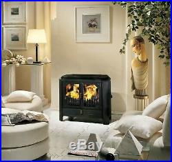 NEW 11kw Godin ART DECO 3119 French Cast Iron Wood Burner Stove With Thermostat