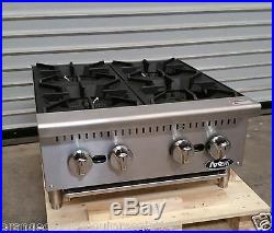 NEW 24 4 Burner Hot Plate Cast Iron Grates Counter Range Atosa ATHP-24-4 #2547