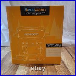 NEW EcoZoom Zoom Versa Portable Stove Cast Iron Top Camping Off Grid Power Out
