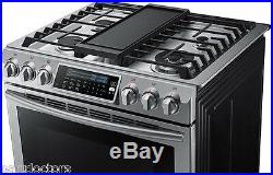 NEW Samsung Range Cooktop Cast Iron Reversible Griddle Grill DG61-00859A