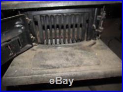 NOS RARE Antique WOOD STOVE by PERFECT CAST IRON 4 Burner OVEN ornate long legs