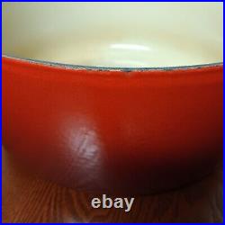 NO LID Le Creuset Dutch Oven #30 9 qt / 8.4 liters Red