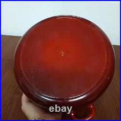 NO LID Le Creuset Dutch Oven #30 9 qt / 8.4 liters Red