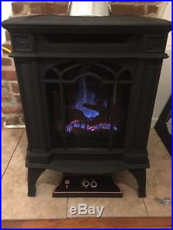 Napoleon GDS20 Arlington Gas Fireplace Stove Small Cast Iron Direct Vent Black