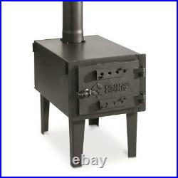 New Guide Gear Outdoor Wood Heating and Cooking Stove, Camping