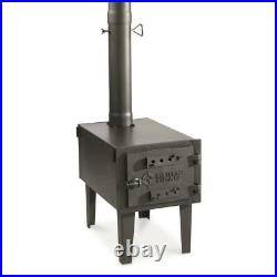 New Guide Gear Outdoor Wood Heating and Cooking Stove, Camping