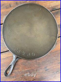 O. P. & Co. #10 Cast Iron Skillet